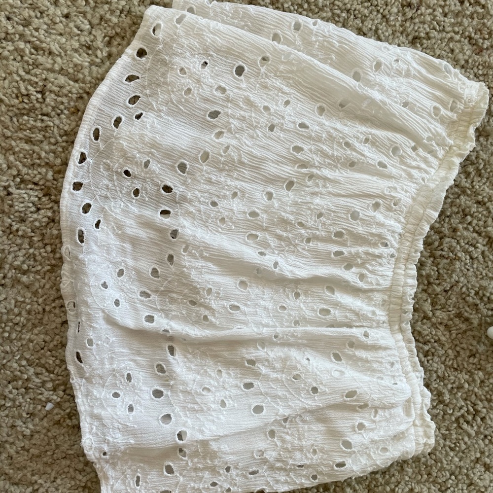 White Spring Tube Top Styled